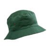 Childs Cotton Bucket-Style Sun Hat, Bottle Green (2 sizes)