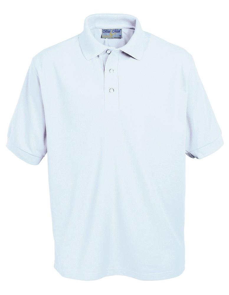 White Polo Shirt with Horn Buttons, Penthouse - Kids-Biz