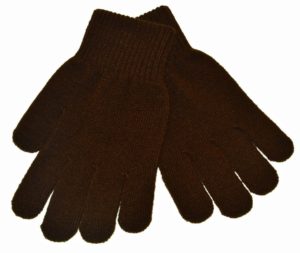 WEBSHOP Gloves Knitted Brown