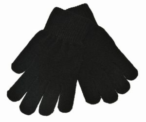 WEBSHOP Gloves Knitted Blk