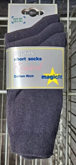 MagicFit Ankle Socks Grey Triple