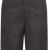 Lined School Shorts, Long Leg, Bermuda style, Black, David Luke brand - Image 2