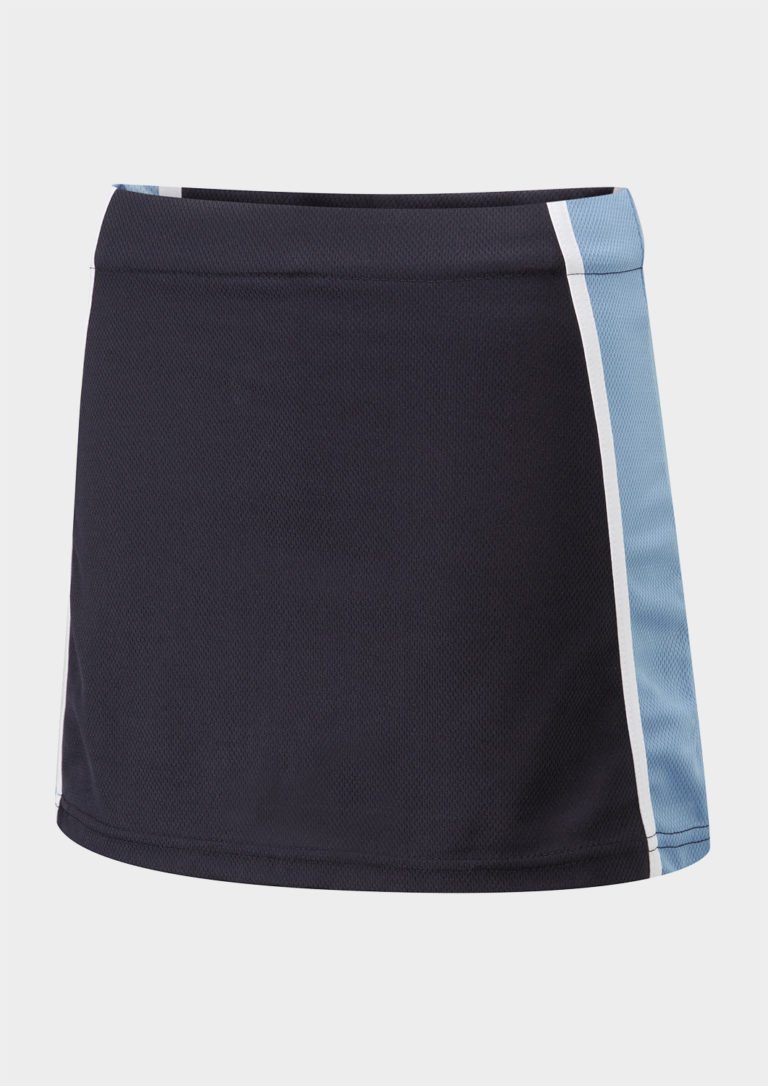 Navy Pe Panelled Girls Skort Kids Biz