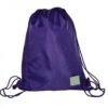 School Gym Bag, Red - Image 4