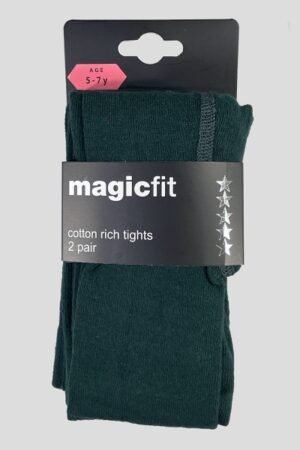 MagicFit Bottle Green Tights Pack of 2