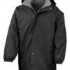 Heavyweight Reversible Fleece Jacket, Result brand, Black
