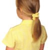 Banner Gingham A-Line Dress (Buttoned Front), Yellow - Image 3