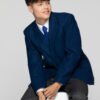 Banner Childs Flannel Blazer Navy