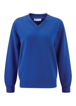 blue-max-banner-select-v-neck-sweatshirt-3sv-royal blue