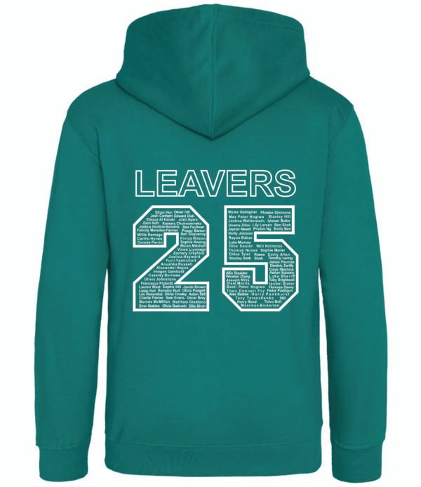 Queen Eleanor Leavers Hoodie 25 Back