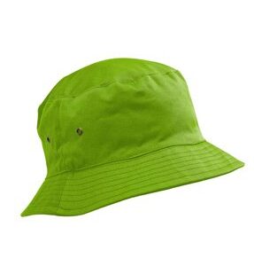 Childs Cotton Bucket-Style Sun Hat, Emerald (2 sizes)