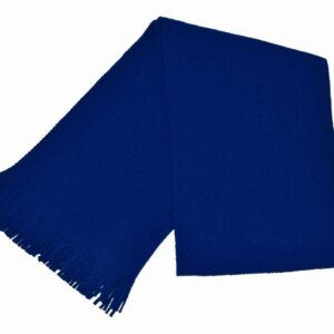 Childs Knitted Scarf, Royal Blue