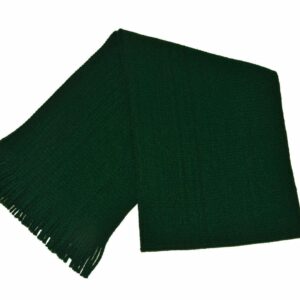 Childs Knitted Scarf, Bottle Green, Unicol William Turner