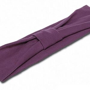Soft Jersey Bandeaux Hairband, Purple