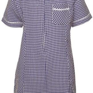 Zipped Gingham Dress in Larger Sizes, Innovation brand, Purple