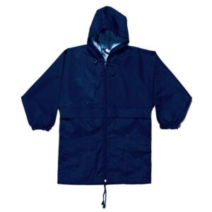 Lightweight Childs Rain Jacket Cagoule in a Bag, Navy