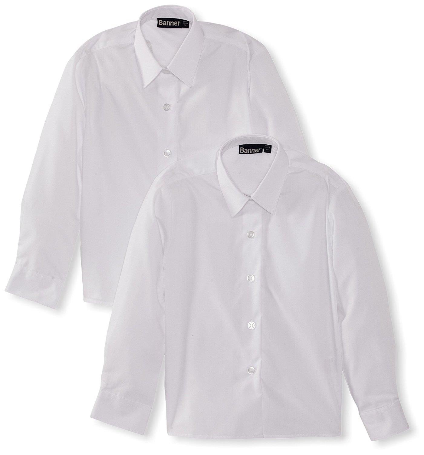 Banner Long Sleeved Blouse, Pack of 2, Blue - Image 3