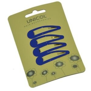 Hair Clips Pack of 4 Royal Blue