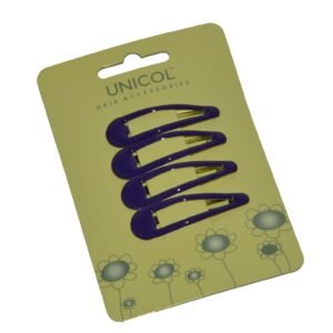 Hair Clips Pack of 4 Purple