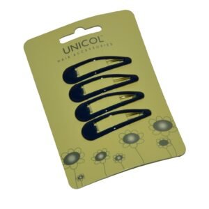 Hair Clips Pack of 4 Navy Blue