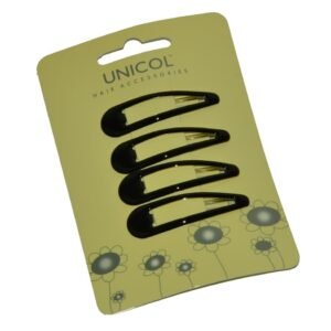 Hair Clips Pack of 4 Brown