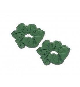 Soft Jersey Scrunchie  Pack of 2  Bottle Green