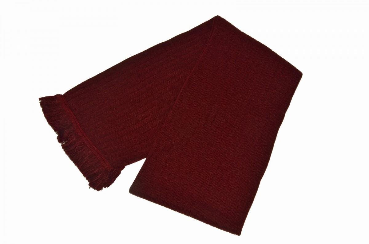 Childs Knitted Ribbed Scarf Grey - Image 2