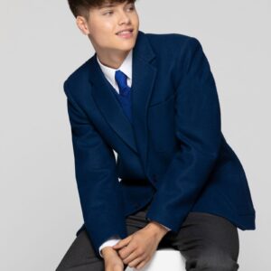 Flannel Wool School Blazer, Boys, Brand Banner Beau Brummel