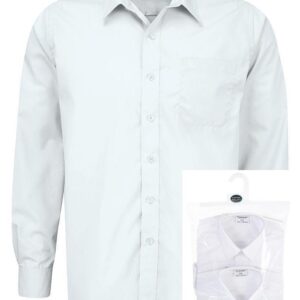 Banner Long Sleeved Shirt, Pack of 2, White