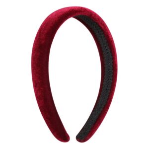 Girls Velvet Hairband  Maroon
