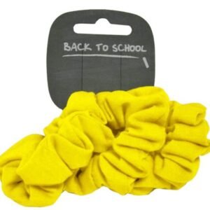 Soft Jersey Scrunchie  Pack of 2  Yellow