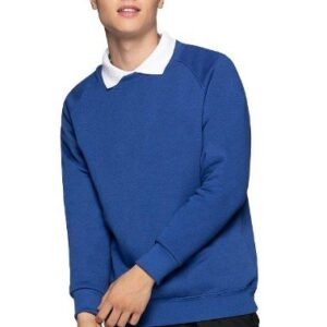 Soft School Sweatshirt, Cotton Rich Quality, Banner/Blue Max Select brand