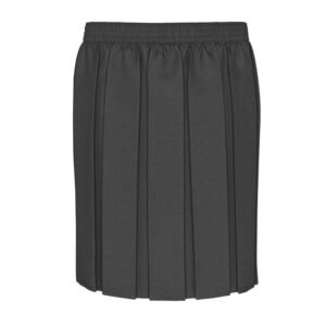 Box Pleated School Skirt, Black and Navy, Innovation brand