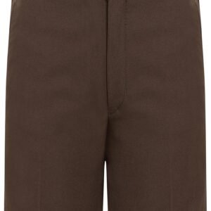 Lined School Shorts, David Luke, Brown