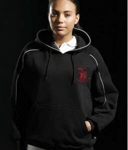 Navy Hoodie with GCS PE logo, 26/28" only