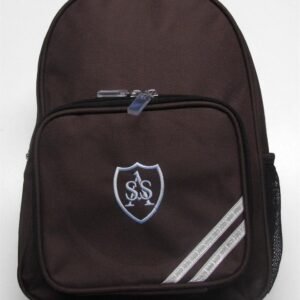 Infant Rucksack  Brown with embroidered design