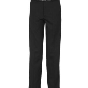 School Trousers with Belt, Pleated Front, Banner Brand (Grants), Black and Grey
