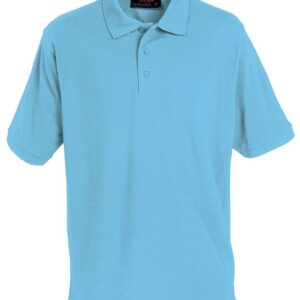 Sky Blue Polo Shirt, Blue Max Banner Cogs Brand