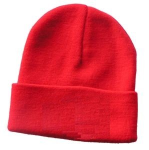 Childs Fleece Hat, Red - in 2 sizes