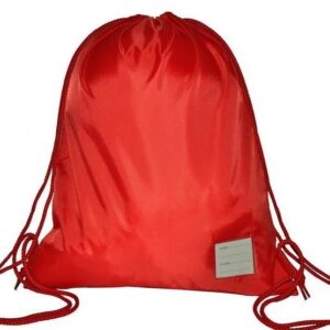 School Gym Bag, Red