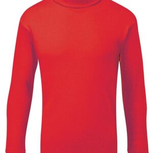 Red Polo Neck Jumper