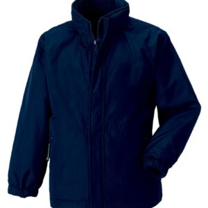 Reversible Fleece Jacket, Jerzees/Russell brand, Navy, age 7/8