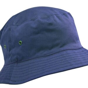 Childs Cotton Bucket-Style Sun Hat, Royal Blue (2 sizes)
