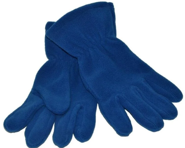 Fleece Gloves Royal Blue Unicol